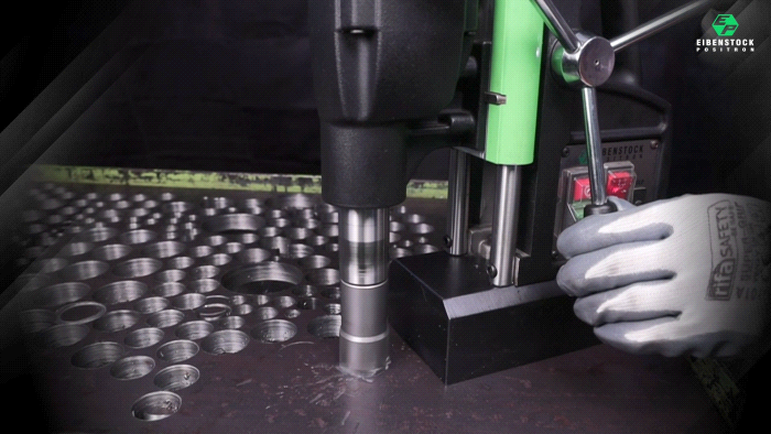 Magnetic Core Drilling Machine (Piller Type)-KBM 50 P.2 - Eibenstock Positron Products